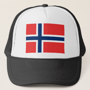 Noorse vlag trucker pet