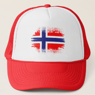 Noorse vlag trucker pet