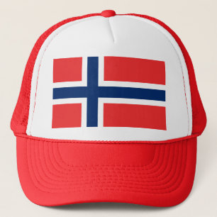 Noorse vlag trucker pet