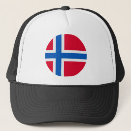 Noorse vlag trucker pet
