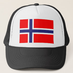 Noorse vlag trucker pet