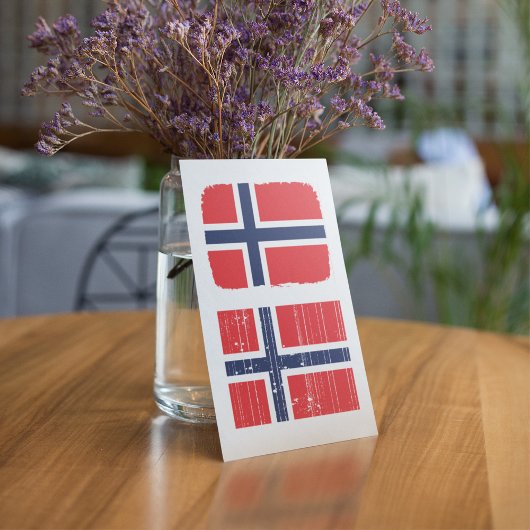 Noorse Vlag Uitnodigingen