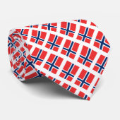 Noorse vlag van de Noorse douane-stropdas Stropdas (Opgerold)