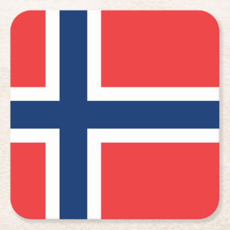 Noorse vlag van Noorse papierdrankenkustvaart Kartonnen Onderzetters