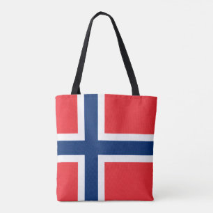 Noorse vlag, Vlag van Noorwegen Tote Bag