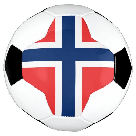 Noorse vlag voetbal (Gedraaid)