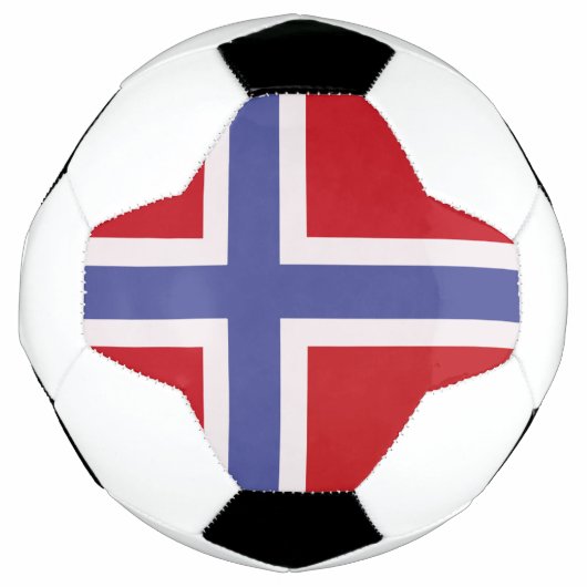 Noorse vlag voetbal (Voorkant)