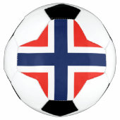 Noorse vlag voetbal (Voorkant)