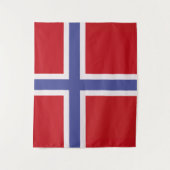 Noorse vlag wandkleed (Voorkant)