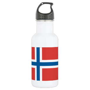 Noorse vlag waterfles