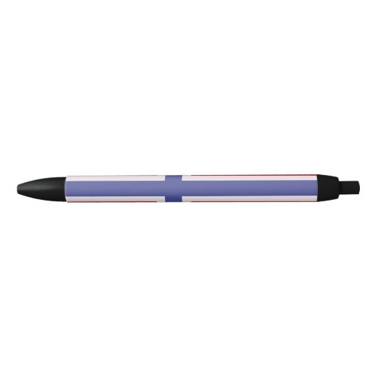 Noorse vlag zwarte inkt pen (Voorkant)