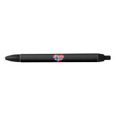 Noorse vlag zwarte inkt pen (Voorkant)