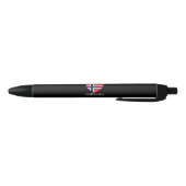 Noorse vlag zwarte inkt pen (Bodem)