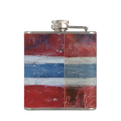 Noorse vlaggenkolf heupfles (Achterkant)