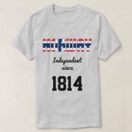 Noorse Vlaggenonafhankelijke feestdag T-shirt