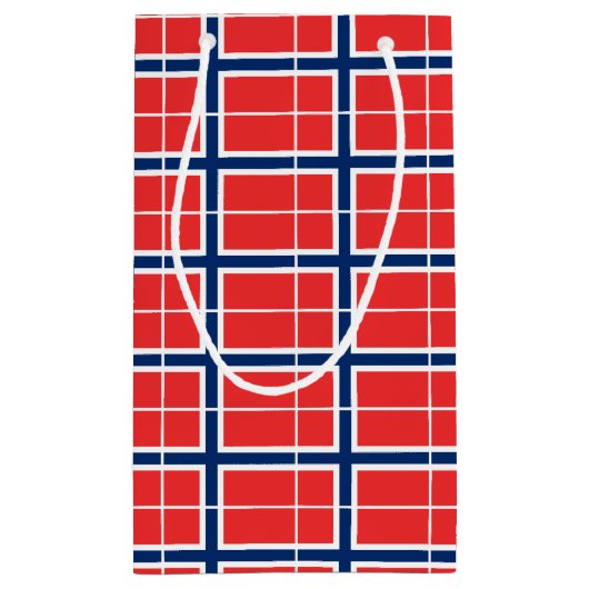 Noorse vlaggensymbolen klein cadeauzakje (Achterkant)