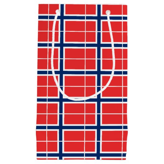 Noorse vlaggensymbolen klein cadeauzakje (Voorkant)