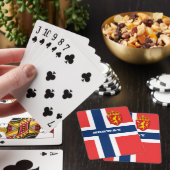 Noorse Vlagspellen, Noorwegen Speelkaarten (Insitu)