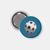 Noorse voetbal magneet (Voorkant / Achterkant)