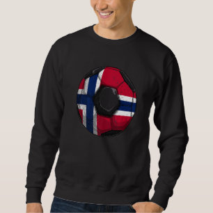 Noorse Voetbal Noorwegen Vlag Noorse Jongens Heren Trui