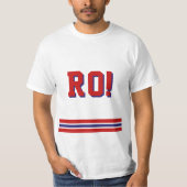 Noorse Voetbal Supporter Ro T-shirt (Voorkant)