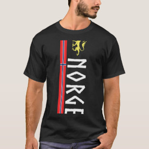 Noorse Voetbaltrui Shirt Vlag Van Noorwegen Noors