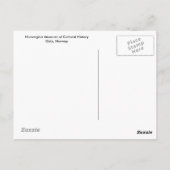 Noorse vrouw die het vuur van de hitte regelt briefkaart (Achterkant)