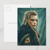 Noorse vrouwen een kijkje in het Viking-leven Briefkaart (Voorkant / Achterkant)