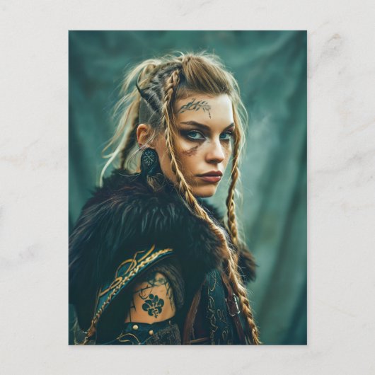 Noorse vrouwen een kijkje in het Viking-leven Briefkaart (Voorkant)