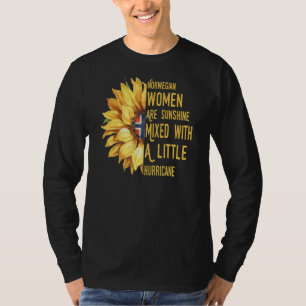 Noorse vrouwen zijn zonneschijn met een beetje H T-shirt