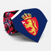 Noorse vuurjeklaag voor kernwapens Noorse pride Stropdas (Opgerold)