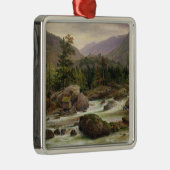 Noorse waterval, 1840 metalen ornament (Rechts)
