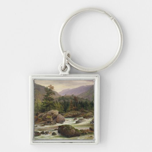 Noorse waterval, 1840 sleutelhanger (Voorkant)