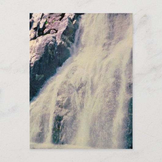Noorse waterval briefkaart (Voorkant)