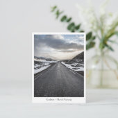 Noorse Weg Landschapsfoto Briefkaart (Staand voorkant)