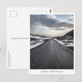 Noorse Weg Landschapsfoto Briefkaart (Voorkant / Achterkant)