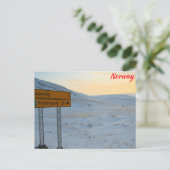 Noorse winter briefkaart (Staand voorkant)
