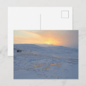 Noorse winter briefkaart (Voorkant / Achterkant)