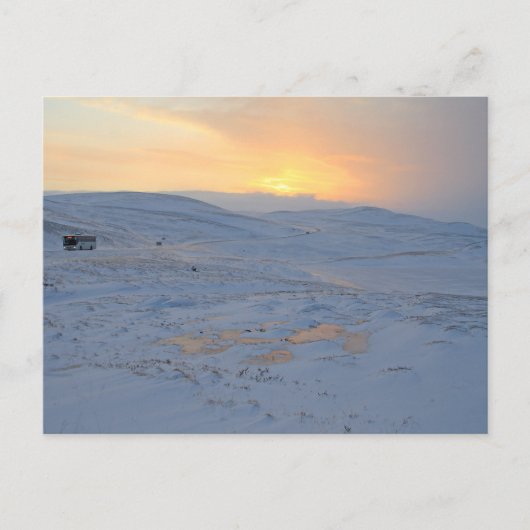 Noorse winter briefkaart (Voorkant)