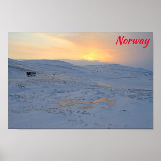 Noorse winter poster (Voorkant)