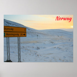 Noorse winter poster