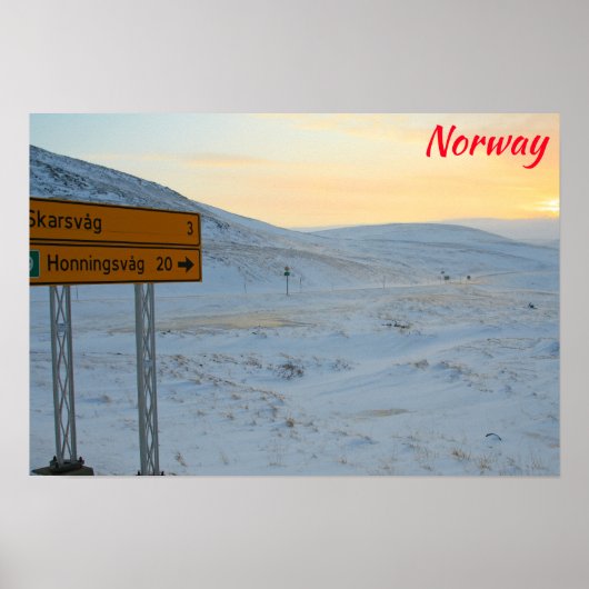 Noorse winter poster (Voorkant)