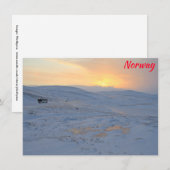 Noorse winterkaart (Voorkant / Achterkant)