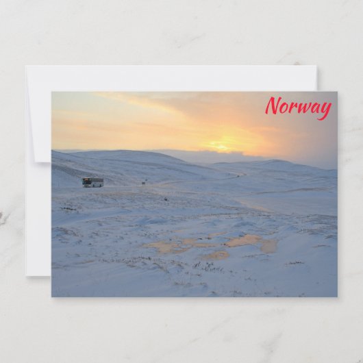 Noorse winterkaart (Voorkant)