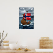 Noorse WK-poster Poster (Keuken)
