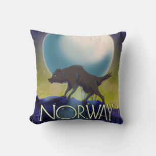 Noorse Wolf Poster Kussen