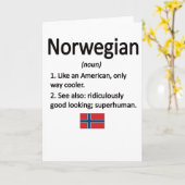 Noorse wortels Noorwegen Vlag Noors erfgoed Kaart (Gele Bloem)