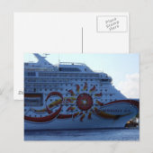 Noorse zon briefkaart (Voorkant / Achterkant)