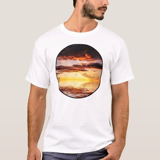 Noorse zonsondergang t-shirt (Voorkant)