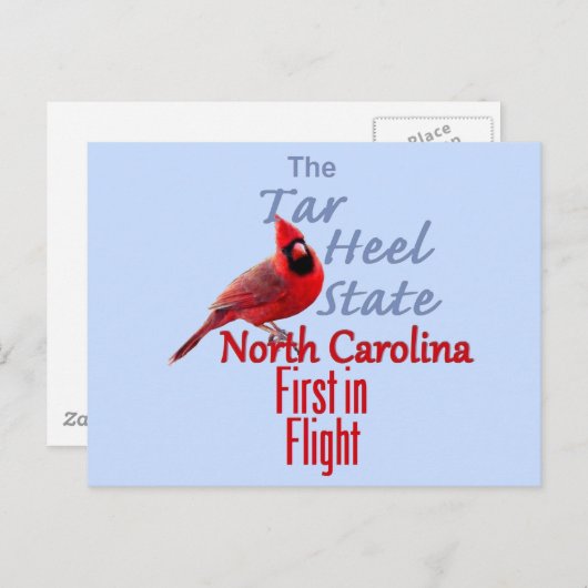 NOORTH CAROLINA BRIEFKAART (Voorkant / Achterkant)